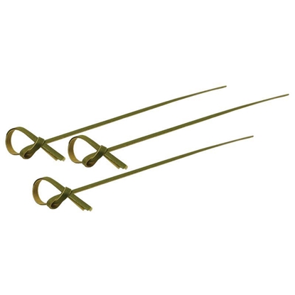 Picture of 3.5" Bamboo Knot Picks - 90mm - Green (100/Pack)