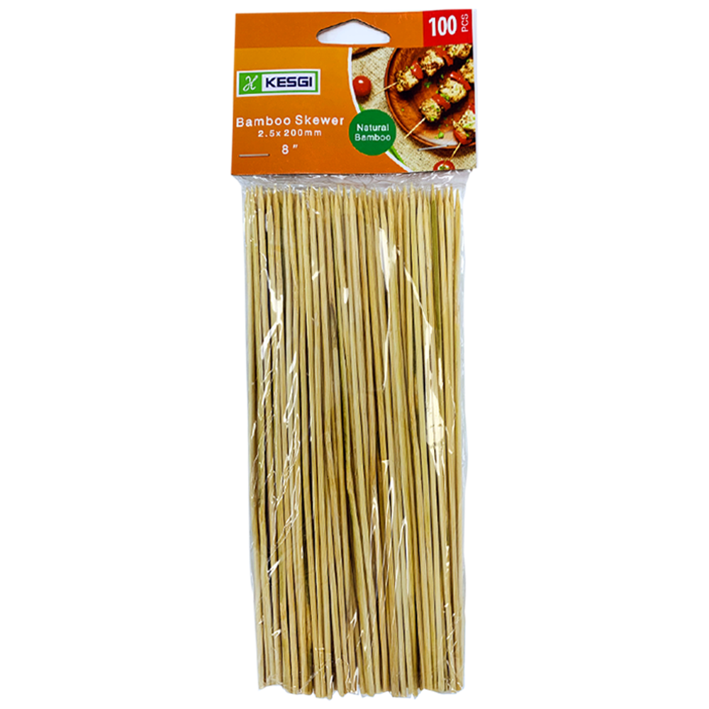 Picture of Bamboo Skewer - 2.5*250 mm (10")  100/PK
