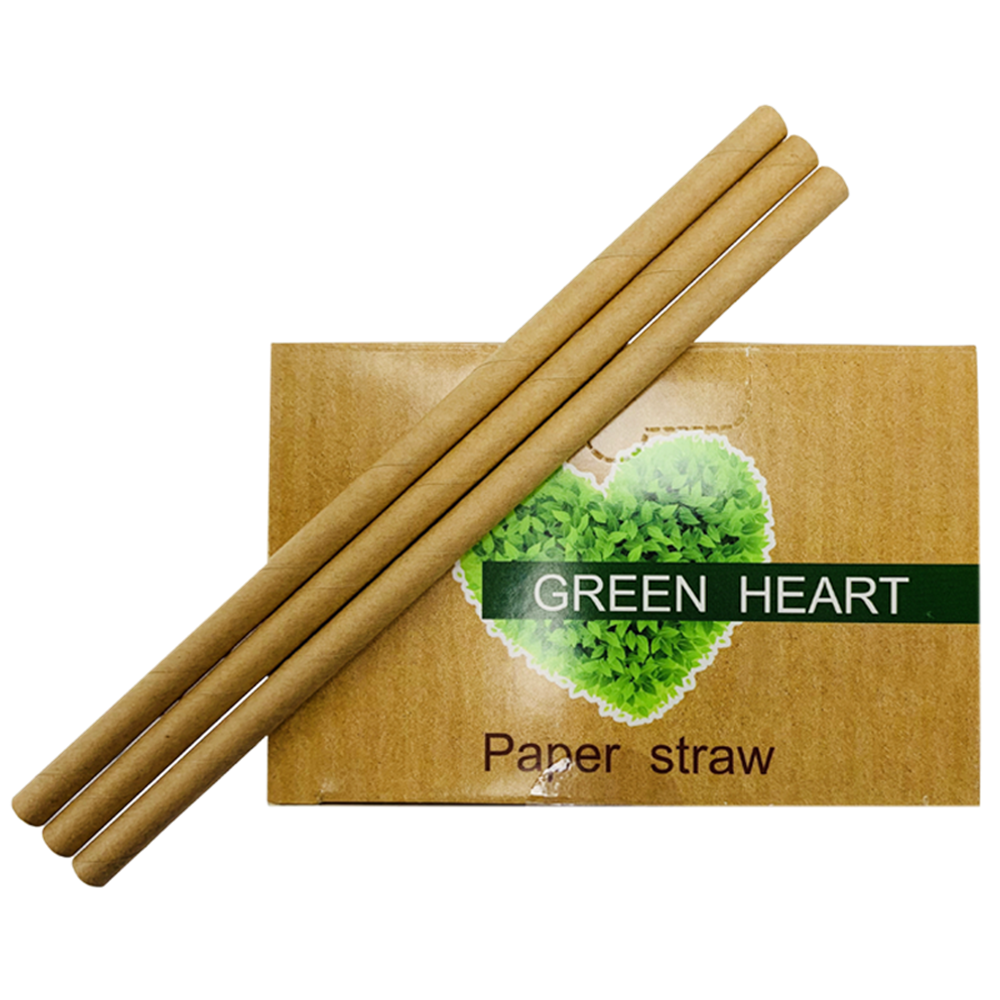 Picture of Paper Straw - Brown - 6 x 150mm (6") 200/Box
