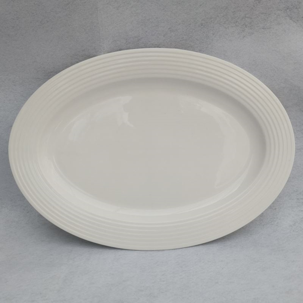 Picture of Ripple Oval Plates - 14"