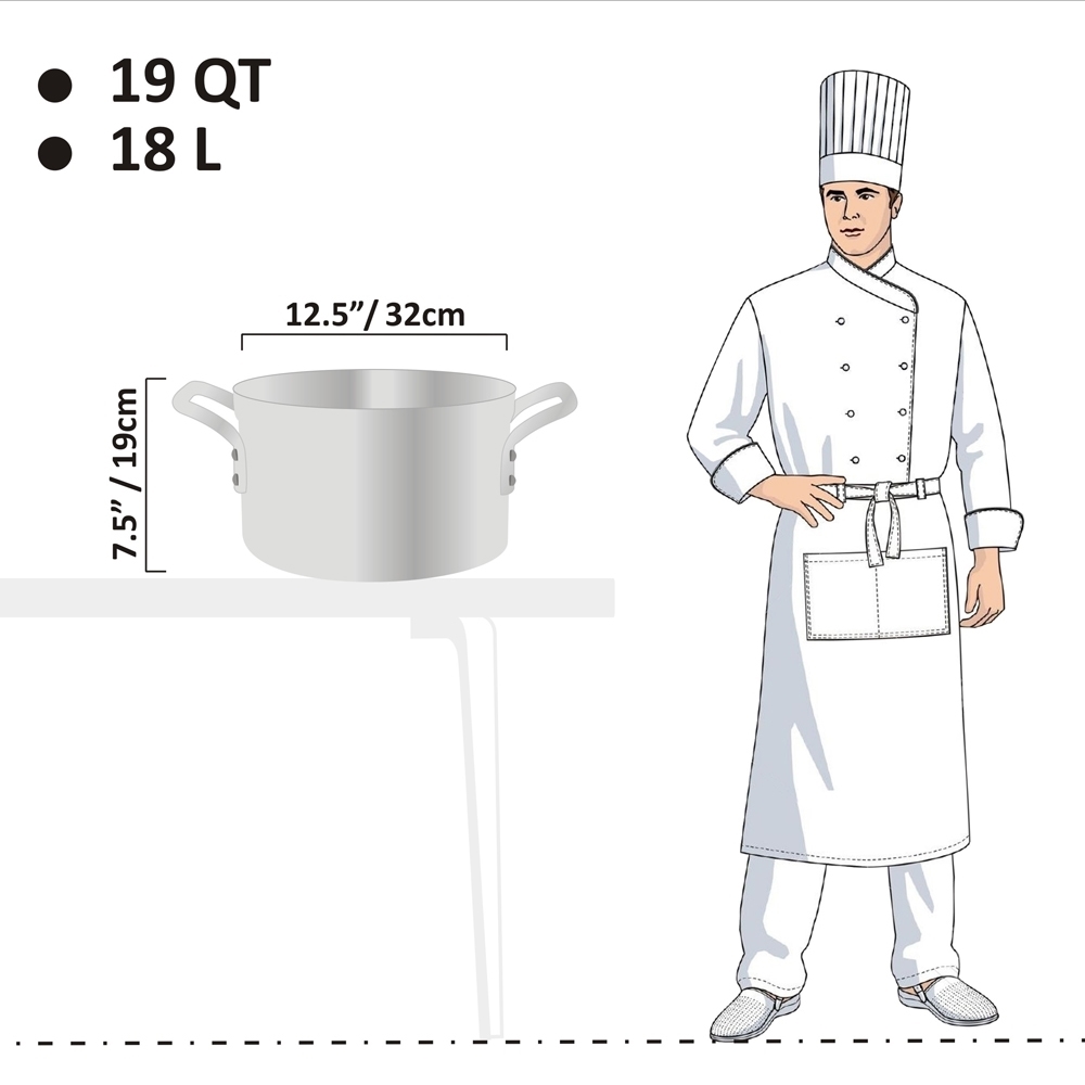 Picture of 18L Standard Weight Sauce Pot - 4mm