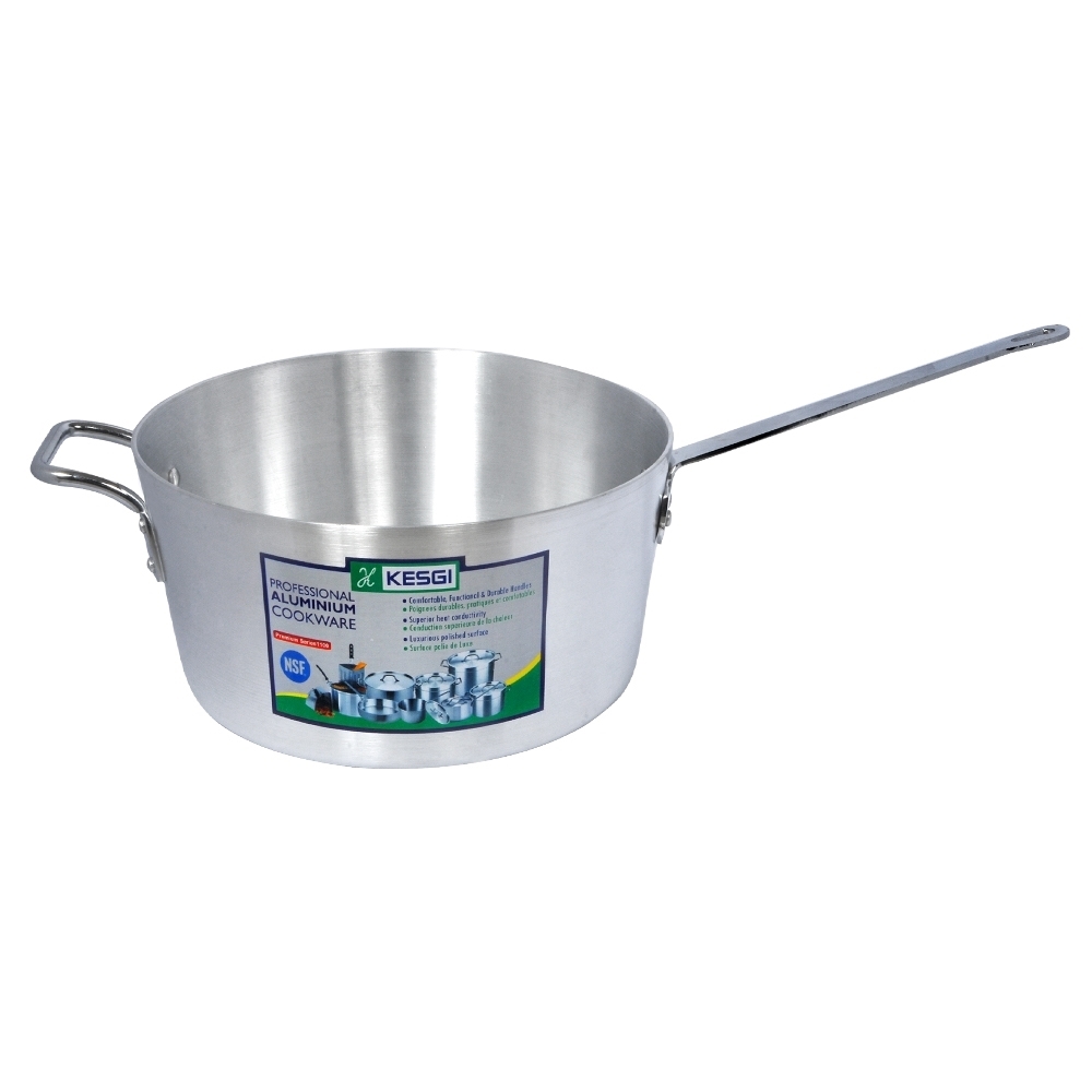 Picture of 8.5L Heavy Weight Tapered Sauce Pan with Helper Handle - 6mm