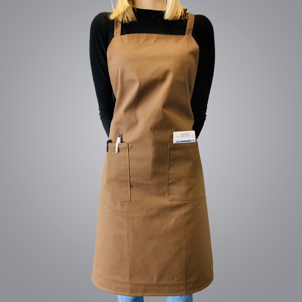 Picture of Full Body Apron with 2 Pockets - Chocolate