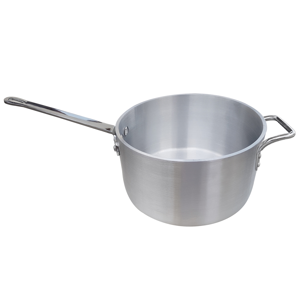 Picture of 11L Standard Weight Straight Sides Sauce Pan with Helper Handle - 3.5mm
